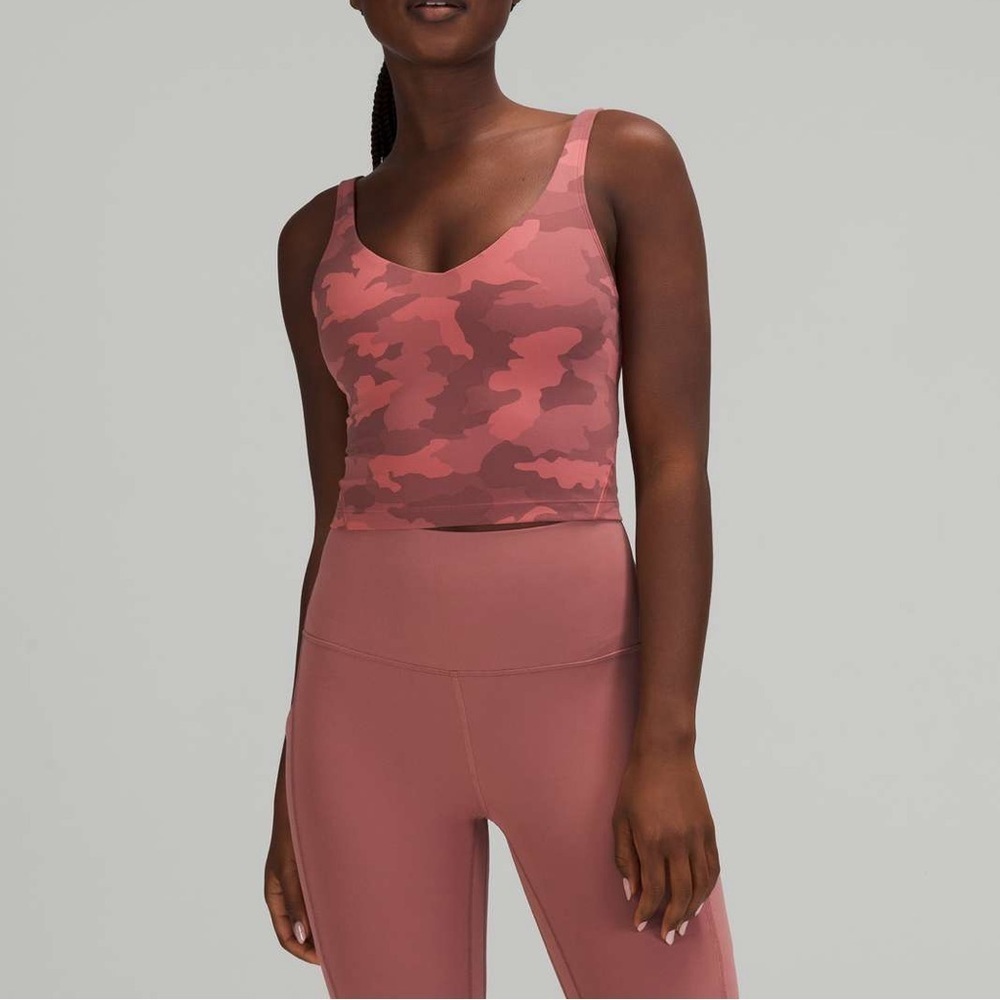 Lululemon Align Tank Top Heritage 365 Camo Brier Rose Multi Women’s Size 2